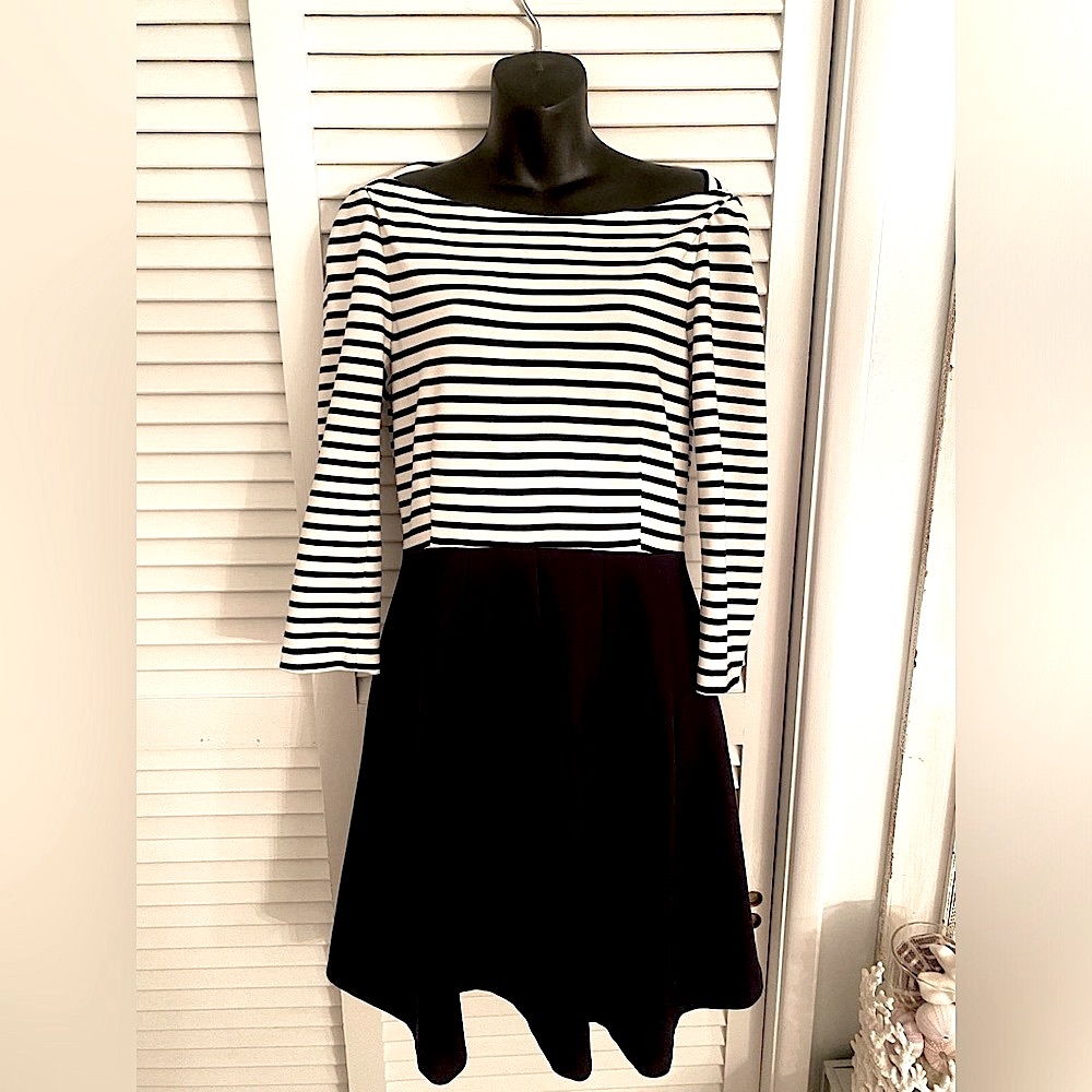 Kate Spade Navy & White Selma Dress